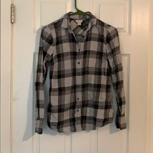 XXS J. Crew flannel